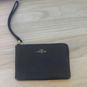 Coach Black Wristlet